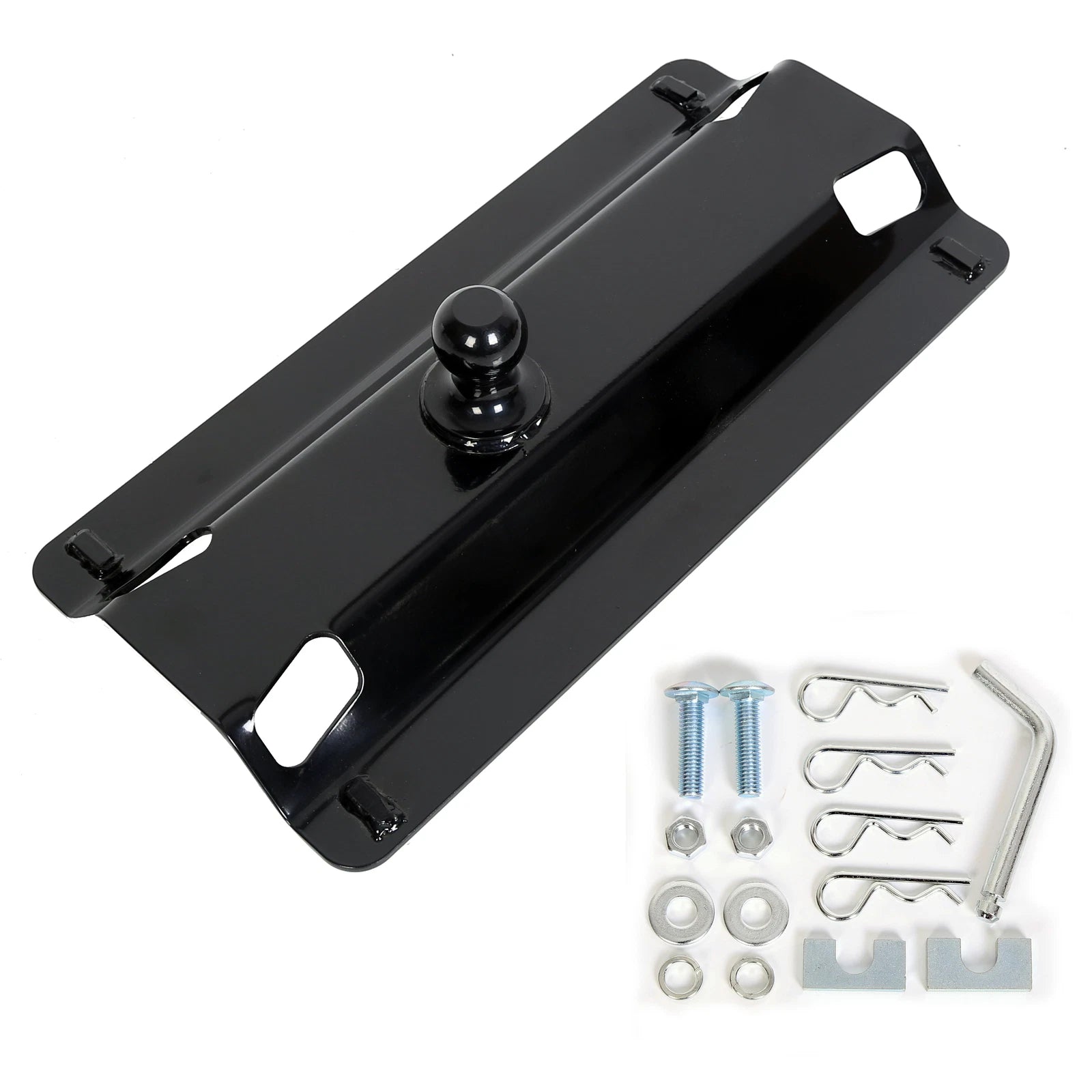 5th Wheel Rail Gooseneck Trailer Hitch 25K for 25000lb Capacity