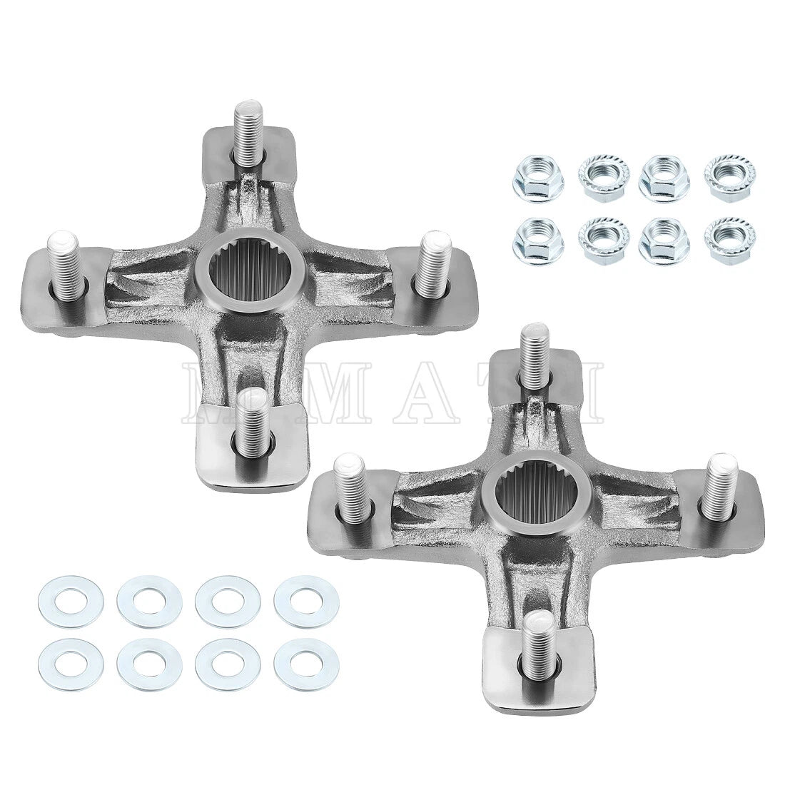 2pcs Rear Axle Wheel Hub for Yamaha YFZ450 YFM250 YFZ350 YFM350 YFM660R YFM700 (2004–2023)