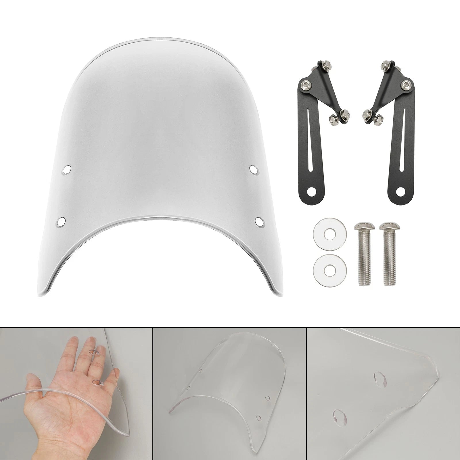 Windshield for Moto Guzzi V7 Classic (2016–2023) V9 Bobber (2018–2023)