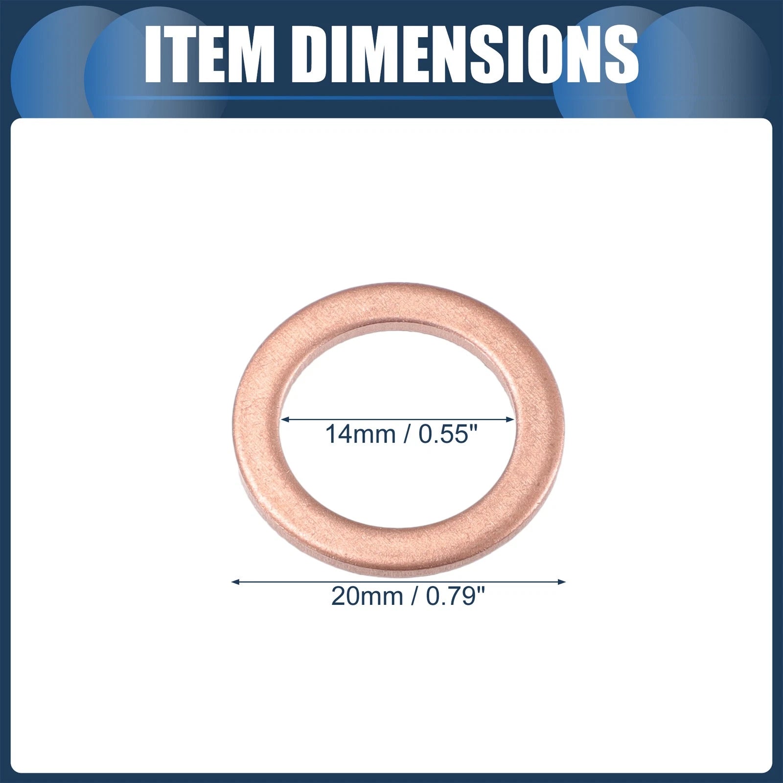25pcs Oil Drain Plug Gaskets 14mm ID No.7603014106 for Mercedes-Benz A220 (2019–2023)
