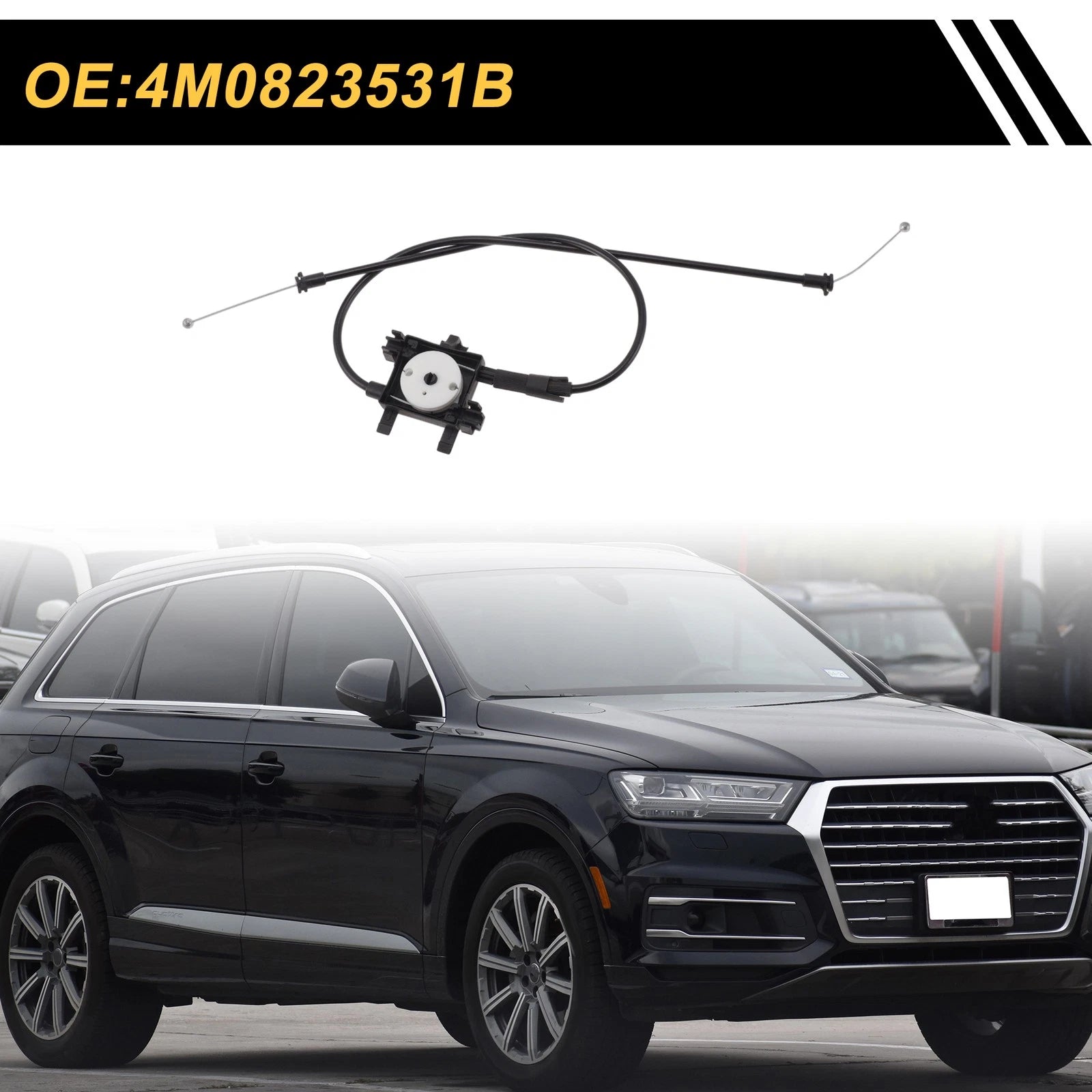 Hood Release Cable No. 4M0823531B for Audi Q7 (2017–2023)