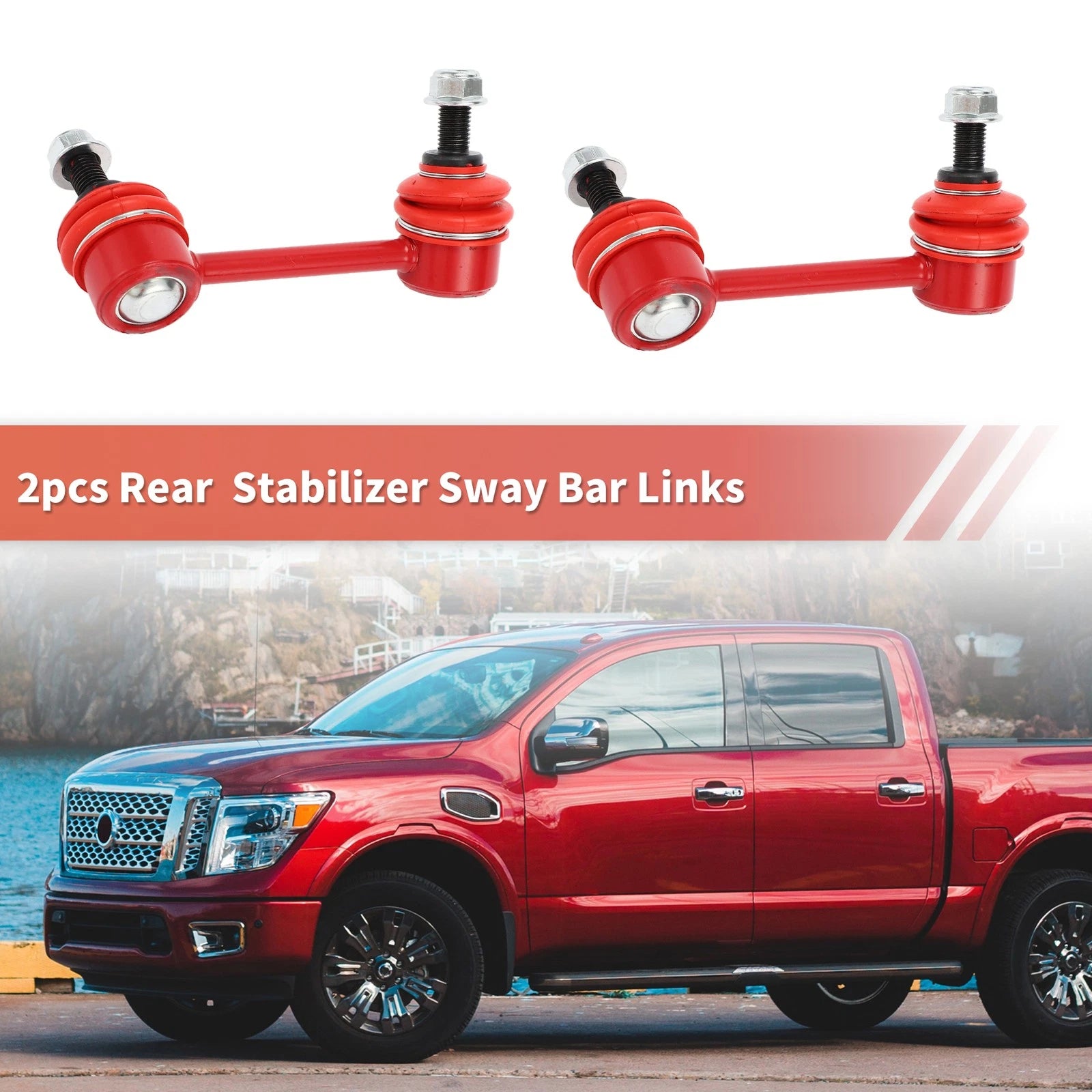 2X Rear Stabilizer Sway Bar Link for Nissan Maxima (2009–2014) No.K750255/K750256