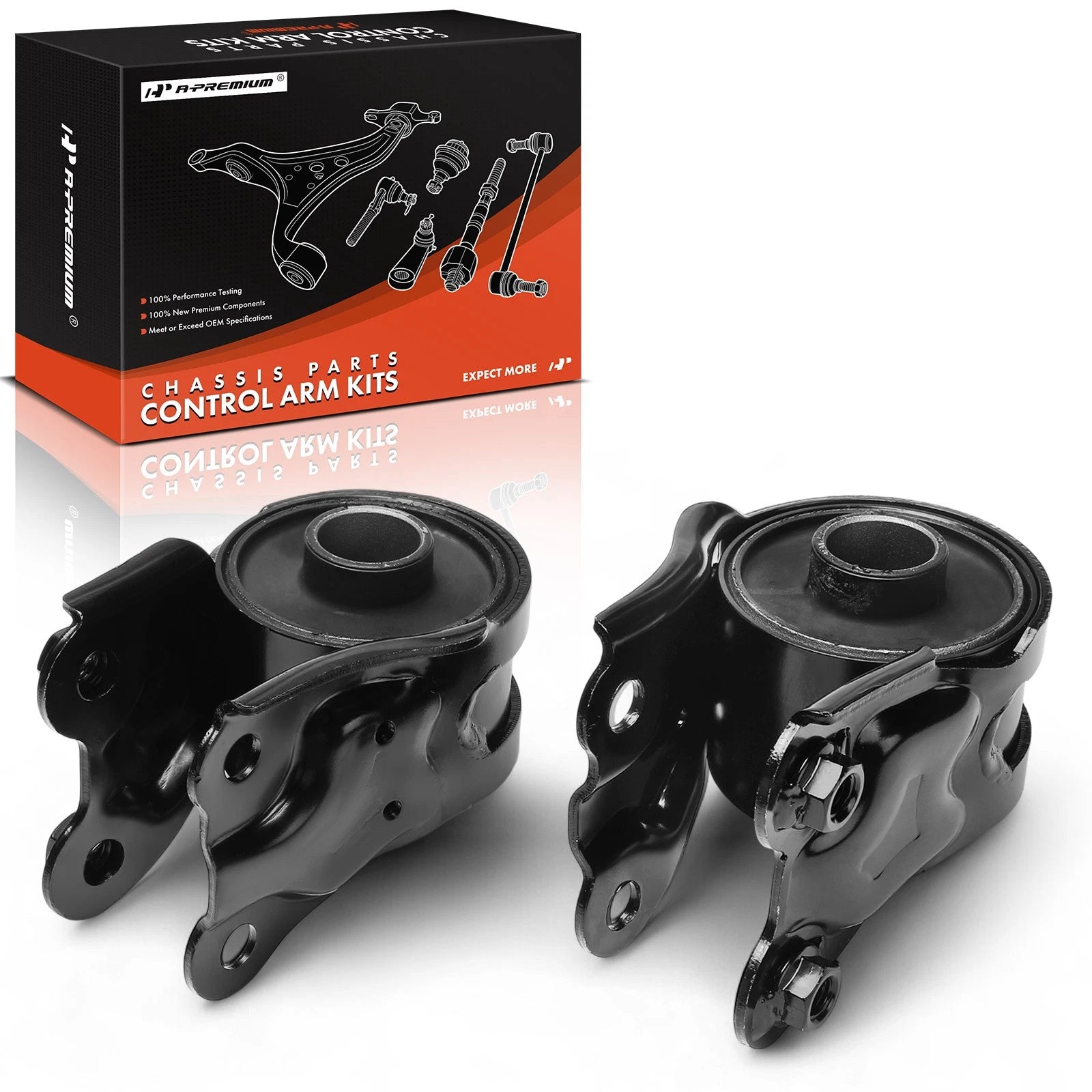 2X Suspension Control Arm Bushing for Ford Edge (2007–2014)