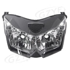 Front Headlight Assembly for Kawasaki Z1000 (2007–2009) Black Housing
