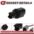 2 Sets Side Marker Light Socket Wiring for Ford Fiesta (2011–2013) No. 6R3Z13411BA