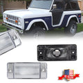 2X Clear Side Marker Lamps for Ford Bronco (1970–1977) & F-Series (1969–1972)