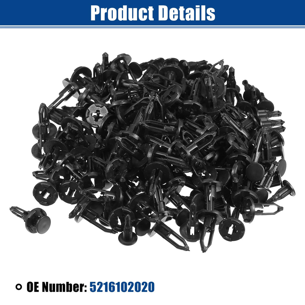 100Pcs Front Bumper Retainers Clip for Toyota Corolla (2019–2022) No. 5216102020