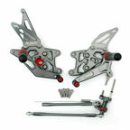 Rearset foot pegs for Honda CBR600RR (2007–2008) B1 T9 Gray