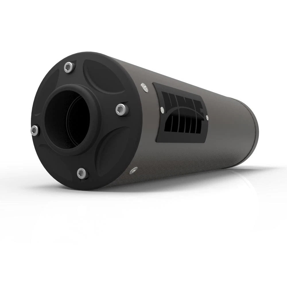 HMF Titan QS Blackout Slip On Exhaust for Honda Pioneer 700 (2014–2020)