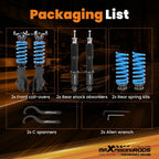 24-Way Damper Coilovers Suspension Kit for Cadillac ATS RWD (2012–2023)