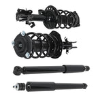 Set of 4 Complete Struts Coil Springs & Shocks for Nissan Sentra (2014–2019)