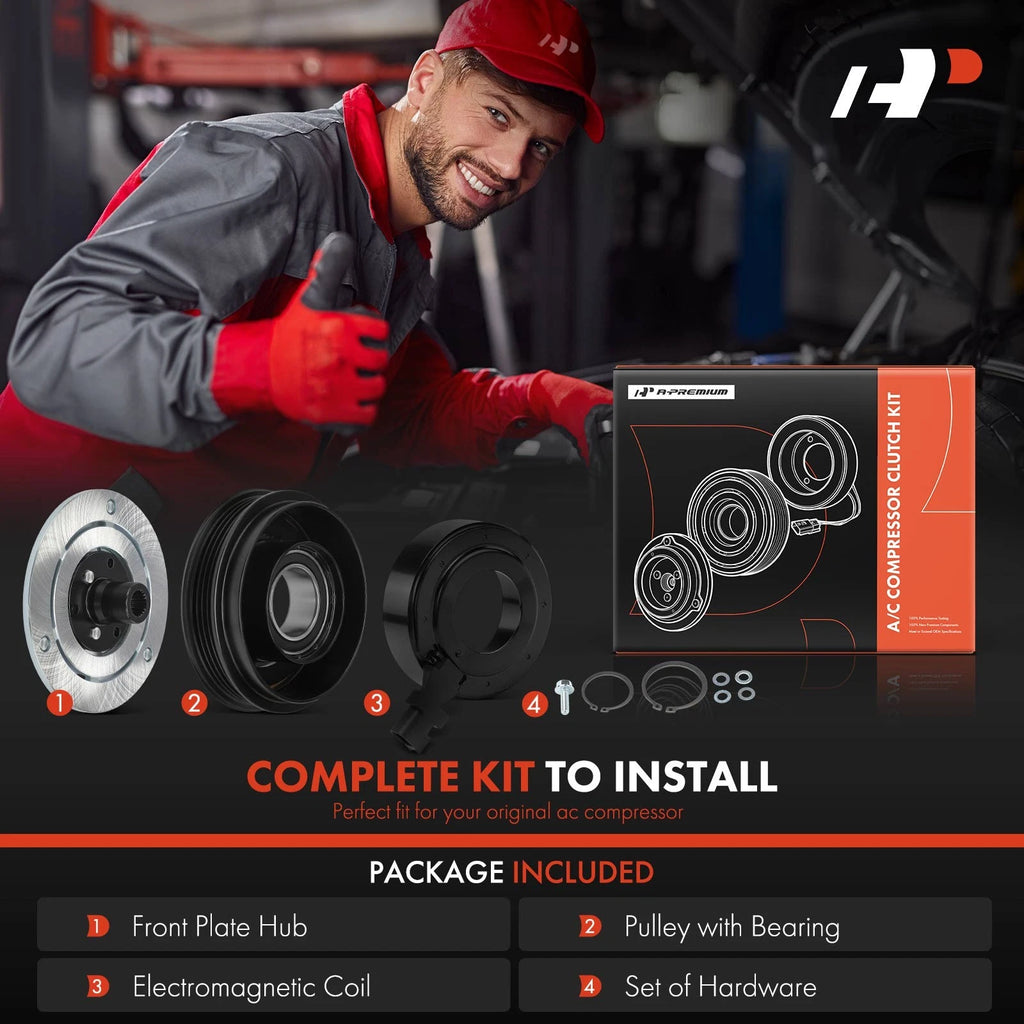 A/C Compressor Clutch Kit for Ford Escape Transit Connect (2014-2016)