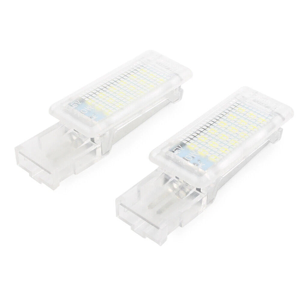 2X White LED Footwell Light Lamp for VW Skoda Passat Jetta