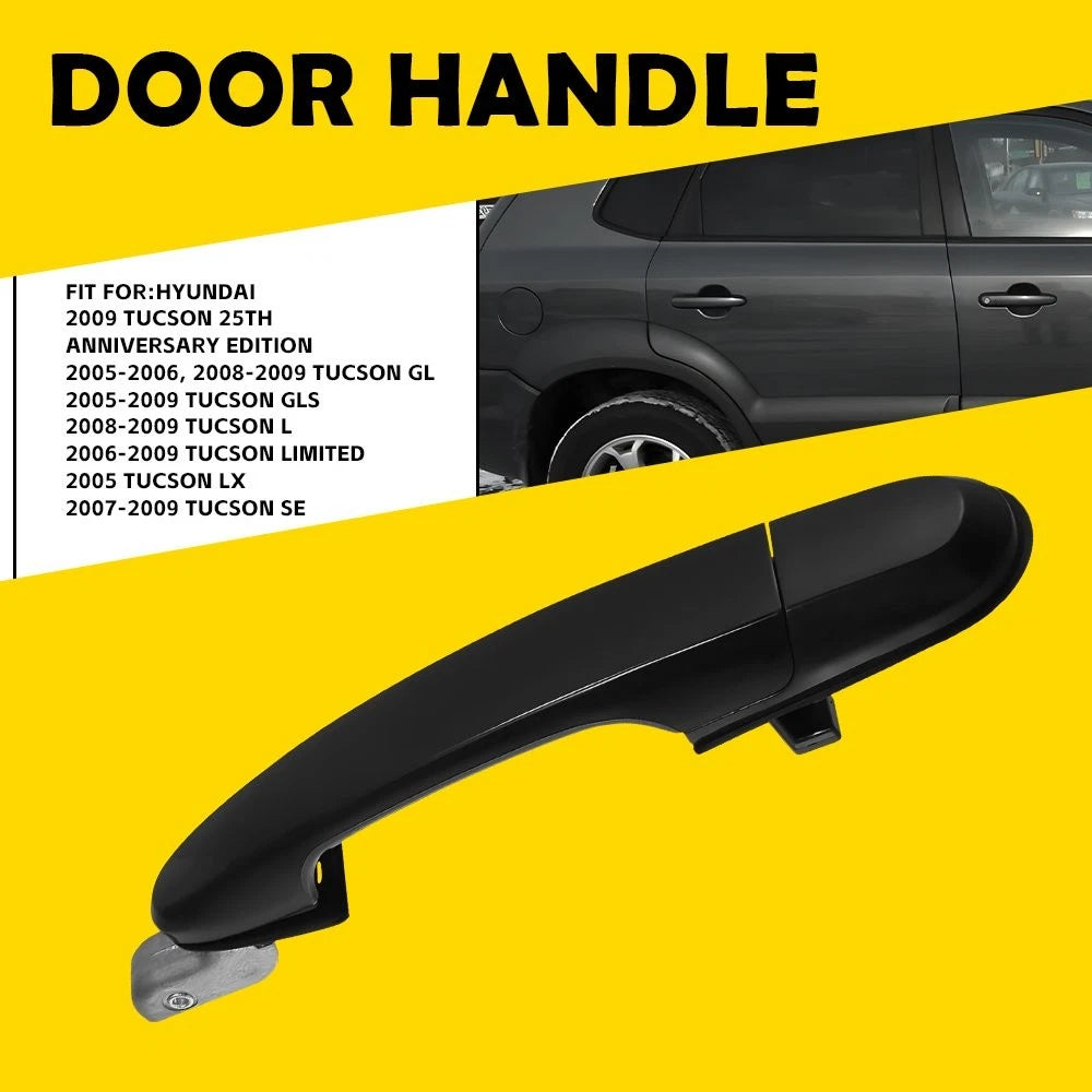 Rear Right Exterior Door Handle for Hyundai Tucson (2005–2009) EXV