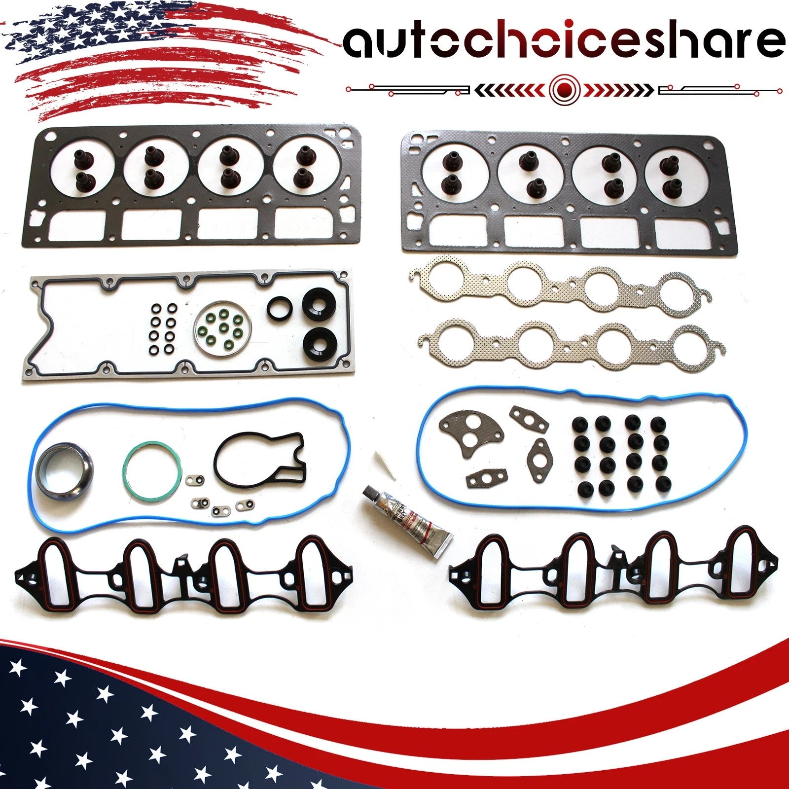 Head Gasket Set for Chevrolet Tahoe Silverado 1500 GMC Sierra 1500 2500 (1999–2001)
