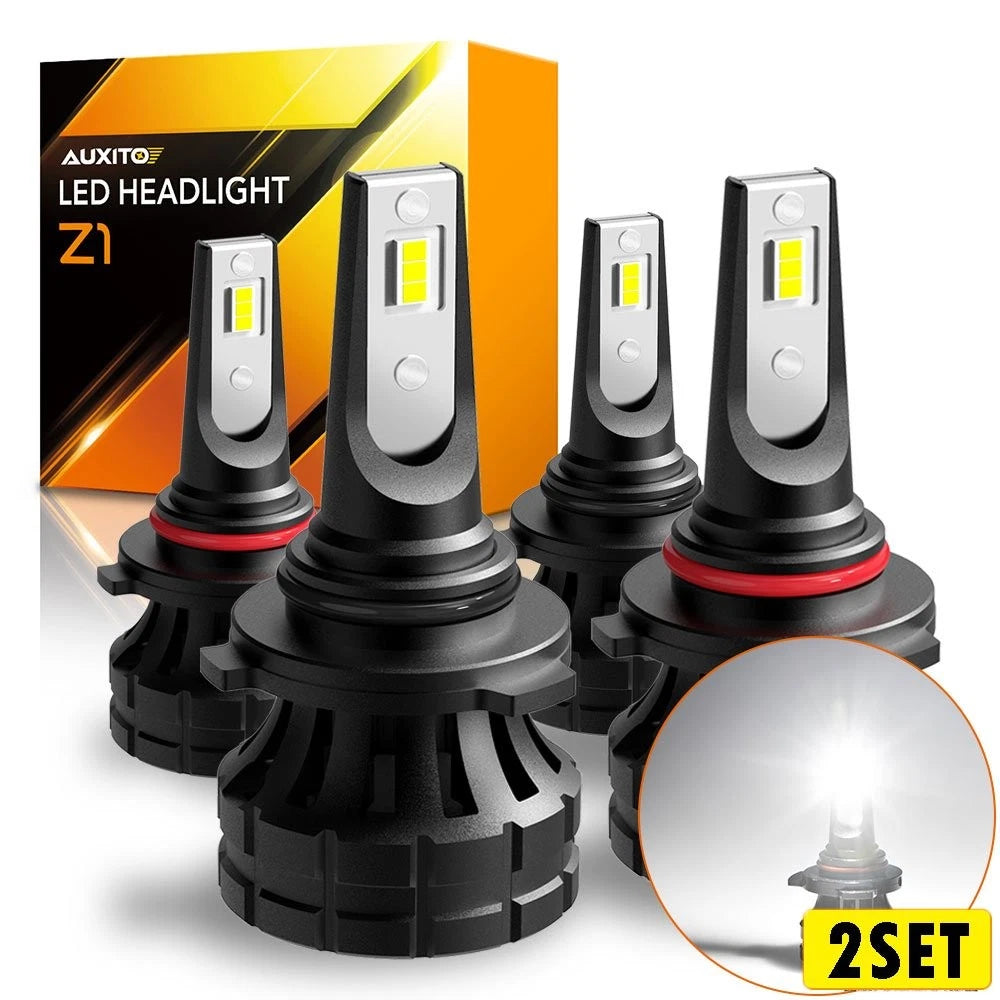 8x 9005 9006 LED Headlight Kit Bulbs for Hi Low Beam (6000K)