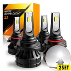 8x 9005 9006 LED Headlight Kit Bulbs for Hi Low Beam (6000K)