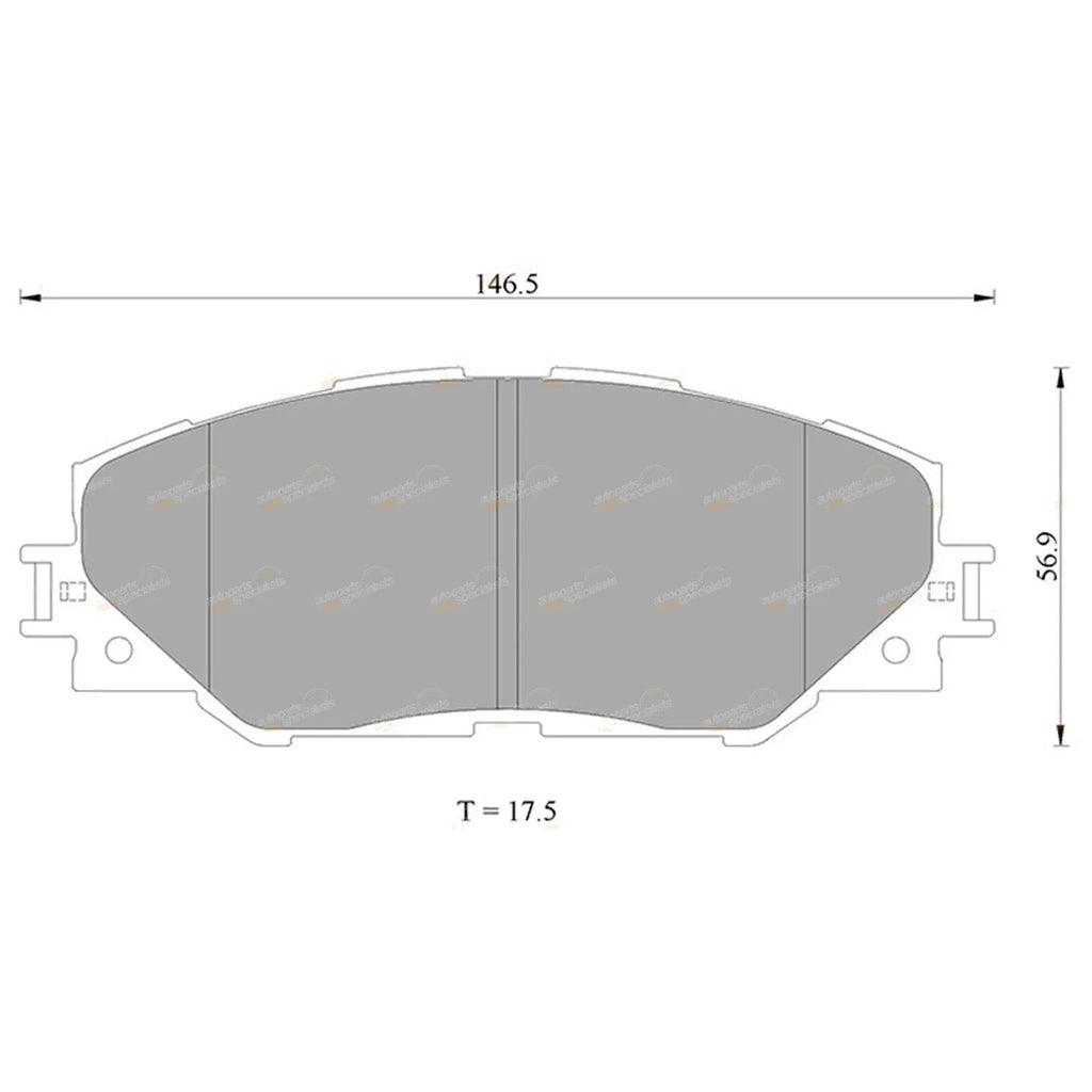 Front Disc Brake Pads for Toyota RAV4 (2006���2013)