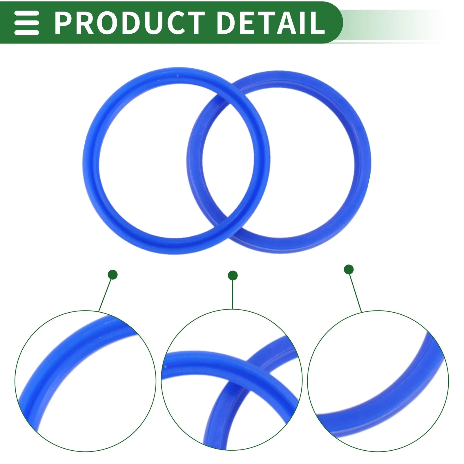 Set of 5 Oil Seal Ring 55x63x8mm for Rotary Shaft (High Pressure)
