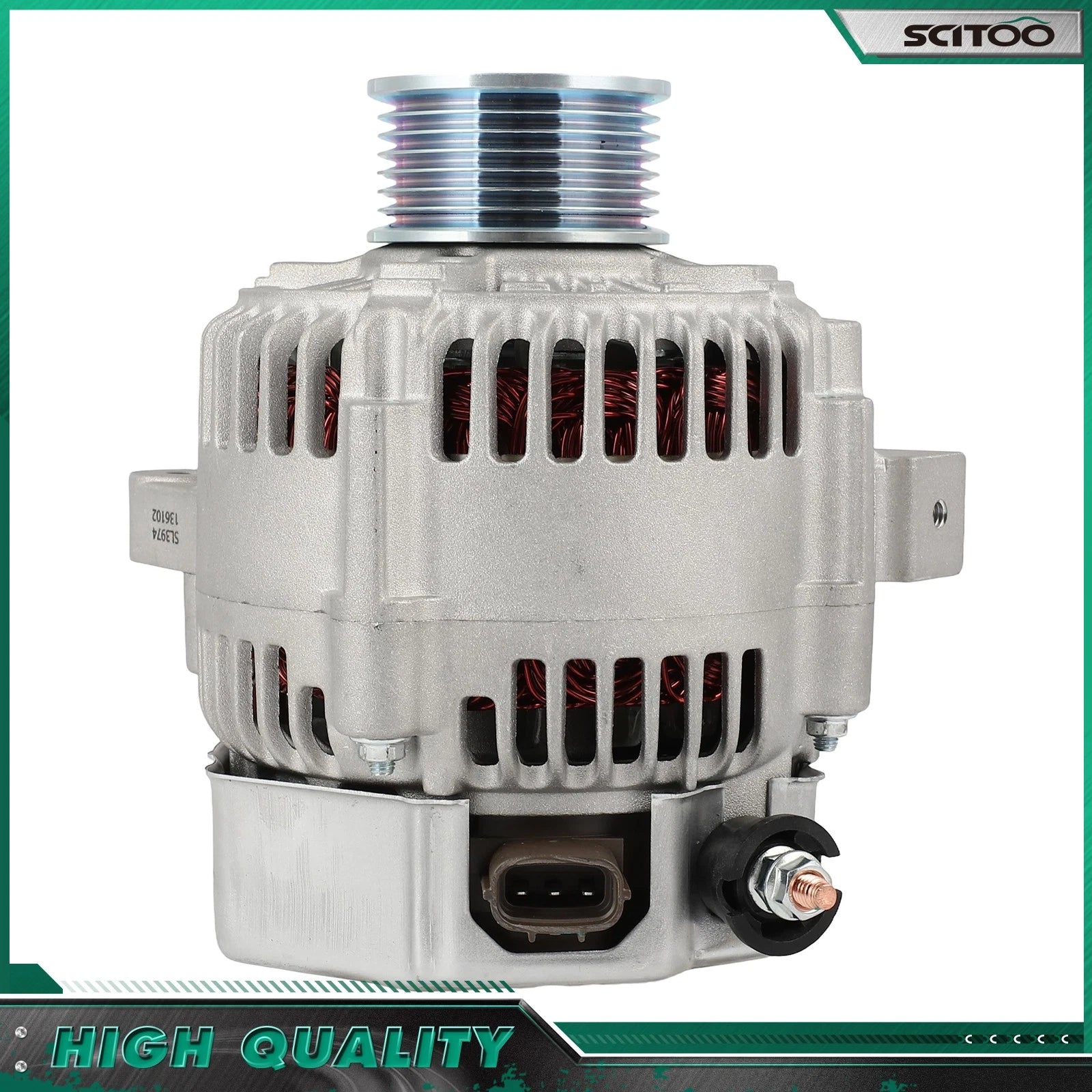 Alternator 90A for Toyota RAV4 (2004–2005) L4 2.4L Manual Trans 13957
