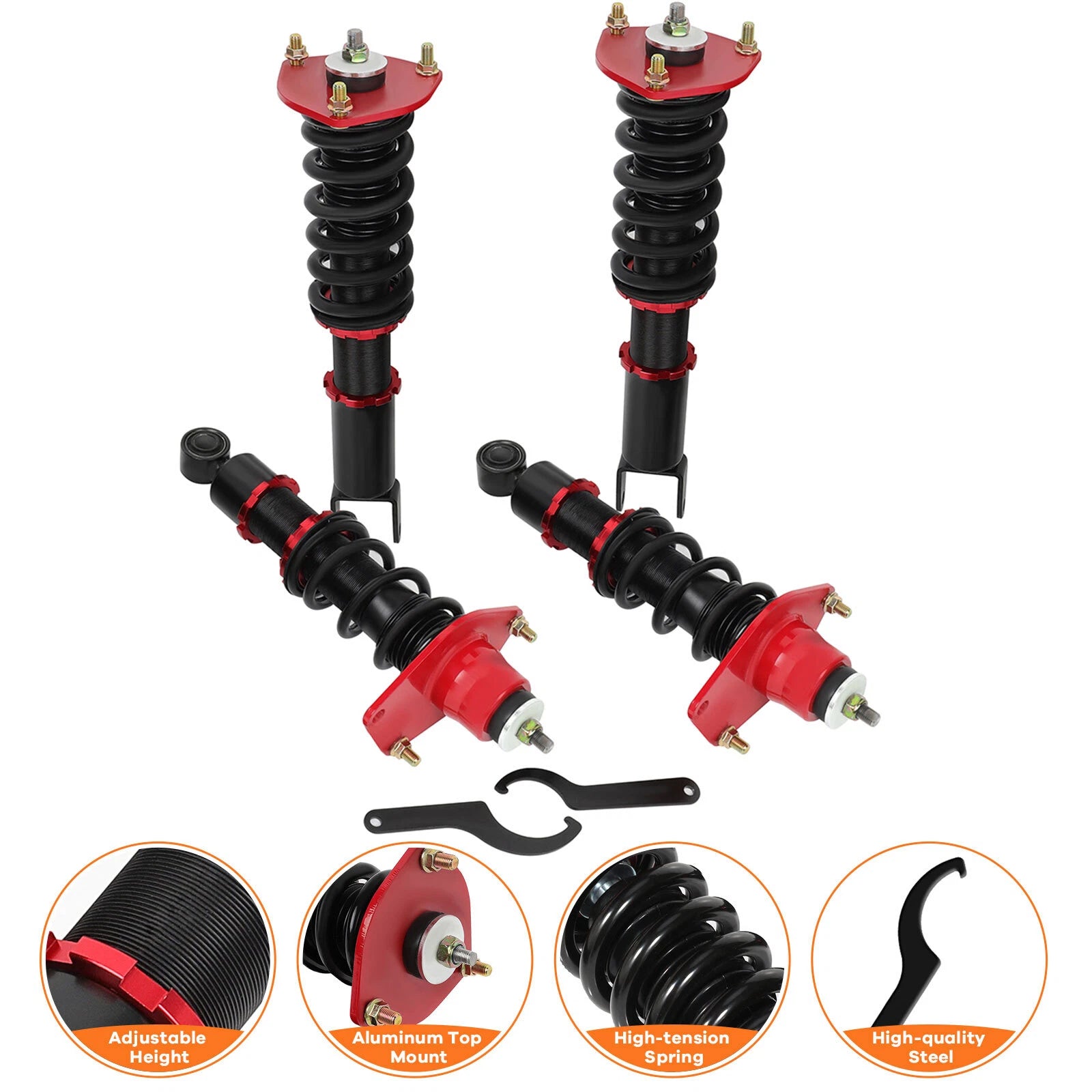 Coilovers for Mazda RX-8 (2004–2011) - Red Shocks Struts Suspension Kits