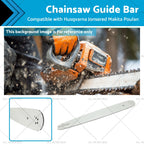 Chainsaw Bar 20" .063 3/8" 72DL for Husqvarna Jonsered Makita Poulan (N/A)