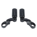 1-1/4" Matte Short Angled Highway Engine Guard Footpegs for Harley