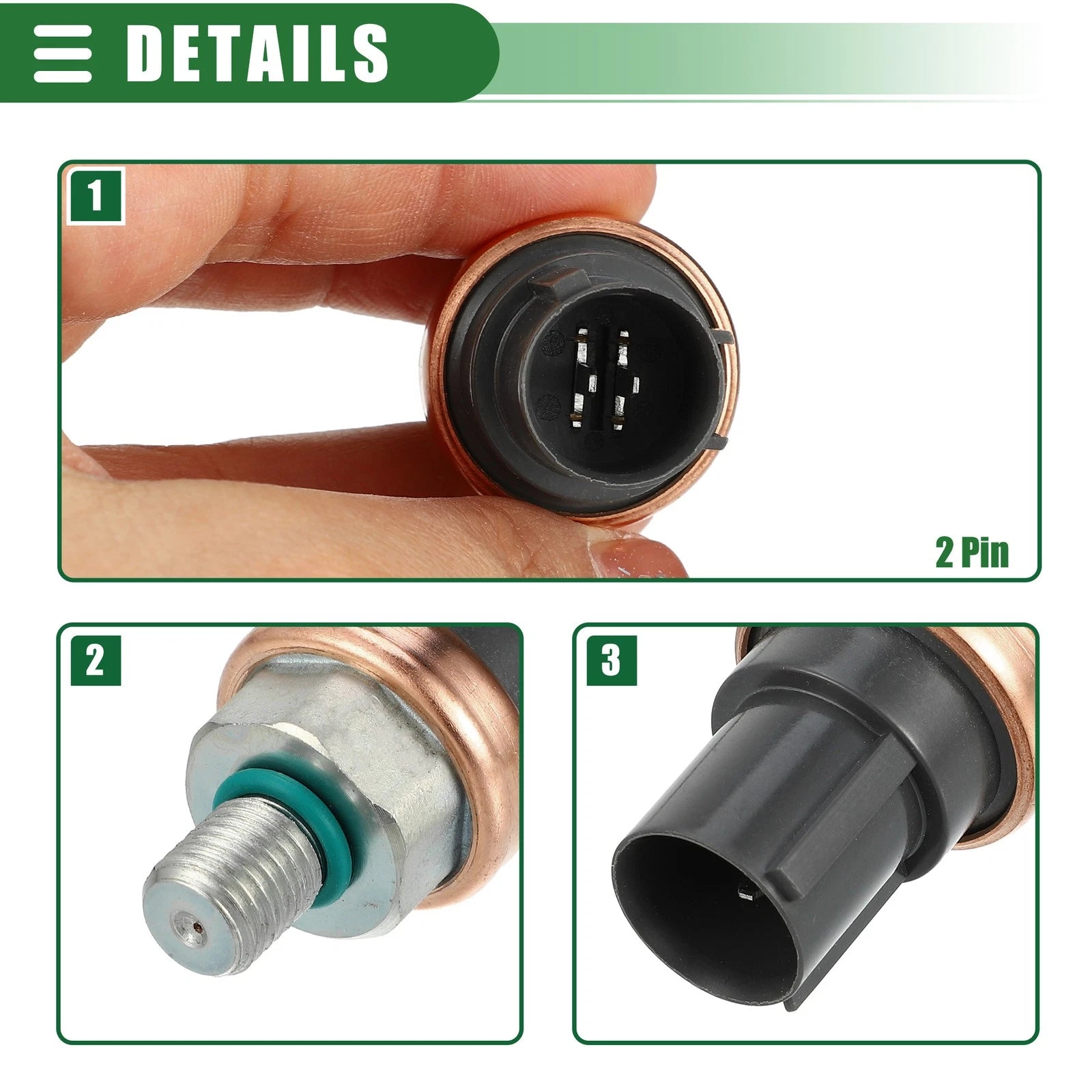 Fuel Oil Pressure Sensor for Honda CR-V (2002–2011) No. 56490PNA003