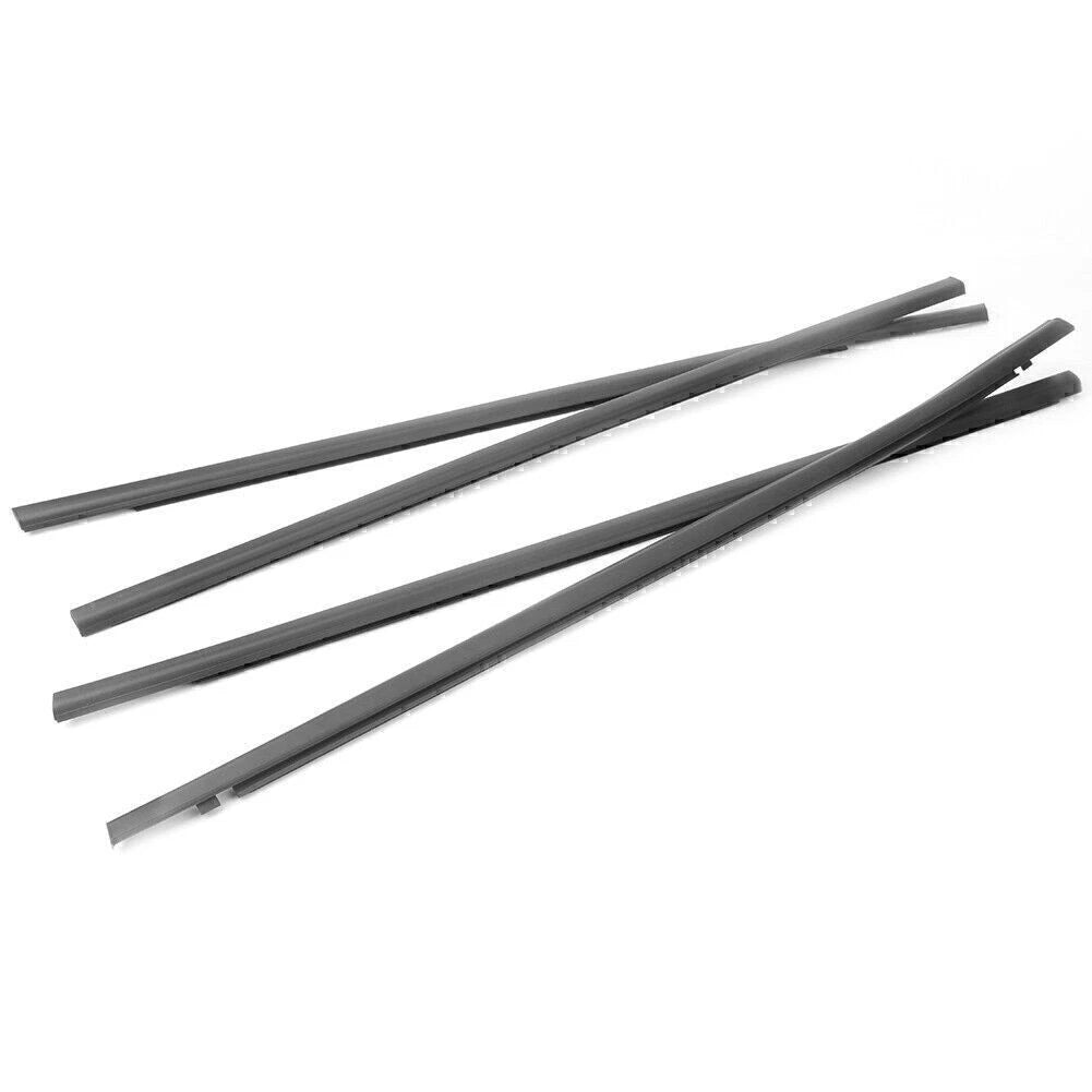 Set of 4 Weatherstrips Window Door Belt Molding Trim for Honda Civic (2016–2018)