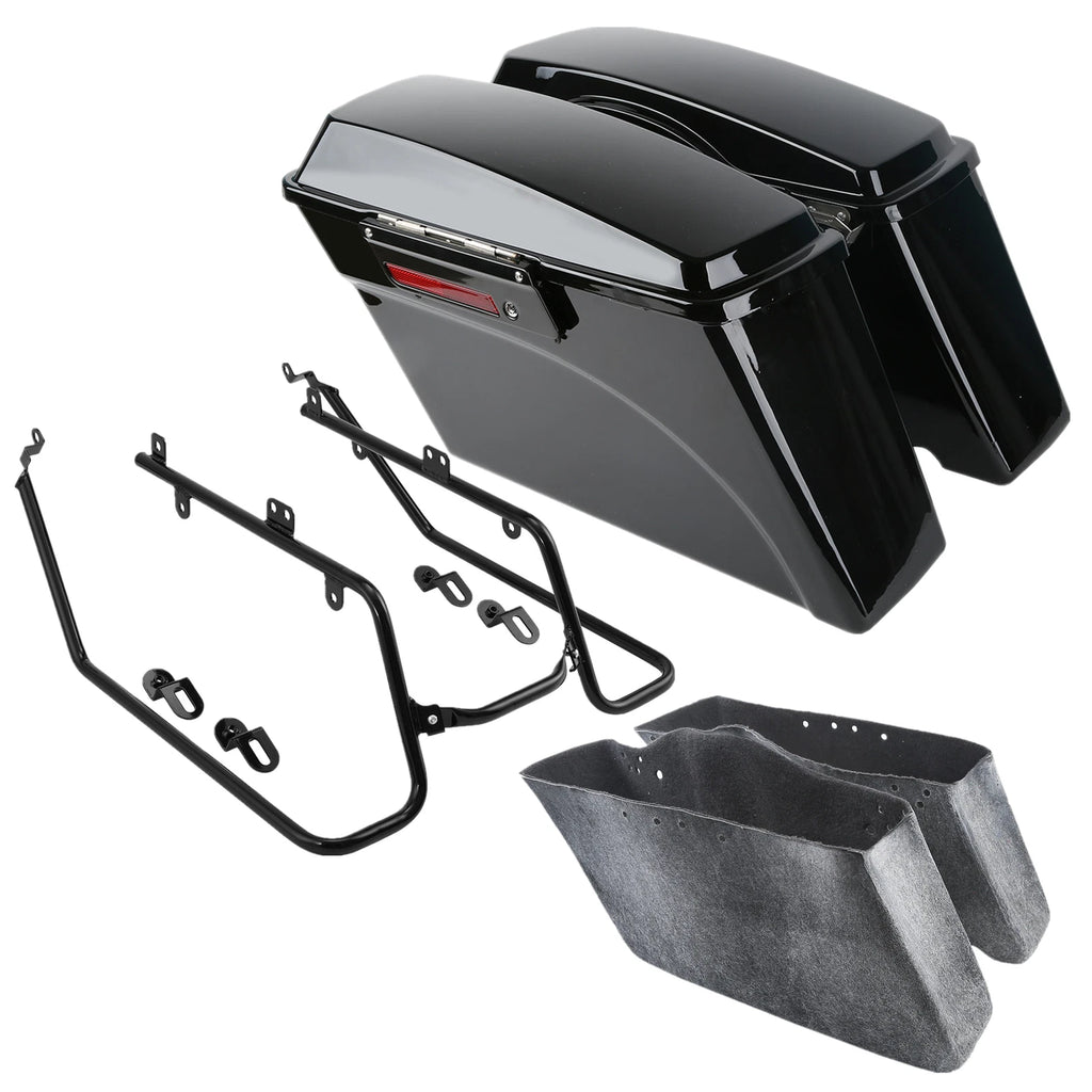 Hard Saddlebags Conversion Brackets for Harley Dyna Wide Glide Street Bob (2008–2017)