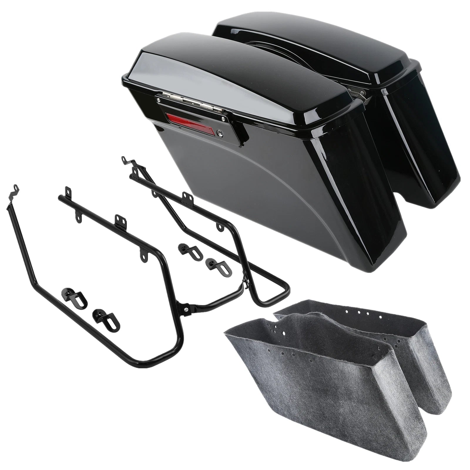 Hard Saddlebags Conversion Brackets for Harley Dyna Wide Glide Street Bob (2008–2017)