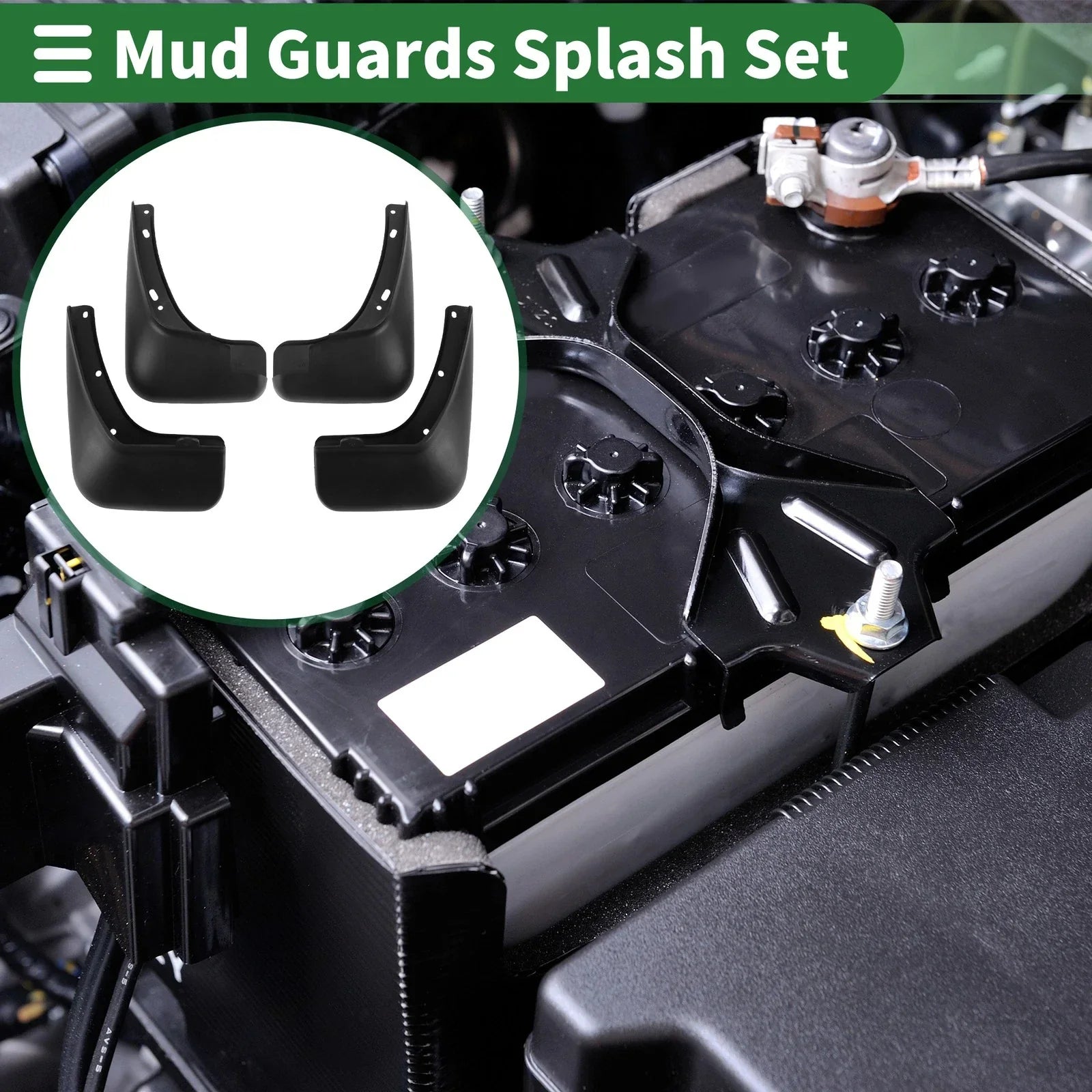 Mud Flaps Splash Guards for Hyundai i30 (2009-2015) - Includes Mount Accessories