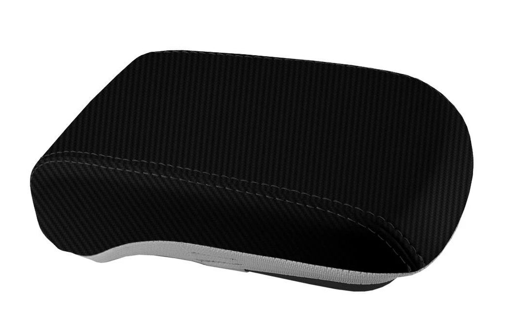 Carbon Fiber Console Lid Armrest Cover for Mitsubishi Lancer (2008–2016)