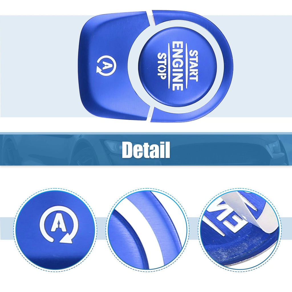 Start Stop Button Cover Sticker Kit for Mercedes Benz A-Class 