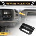 Carbon Fiber Pattern Air Vent Armrest AC Outlet Cover for Toyota Tundra (2022–2024)