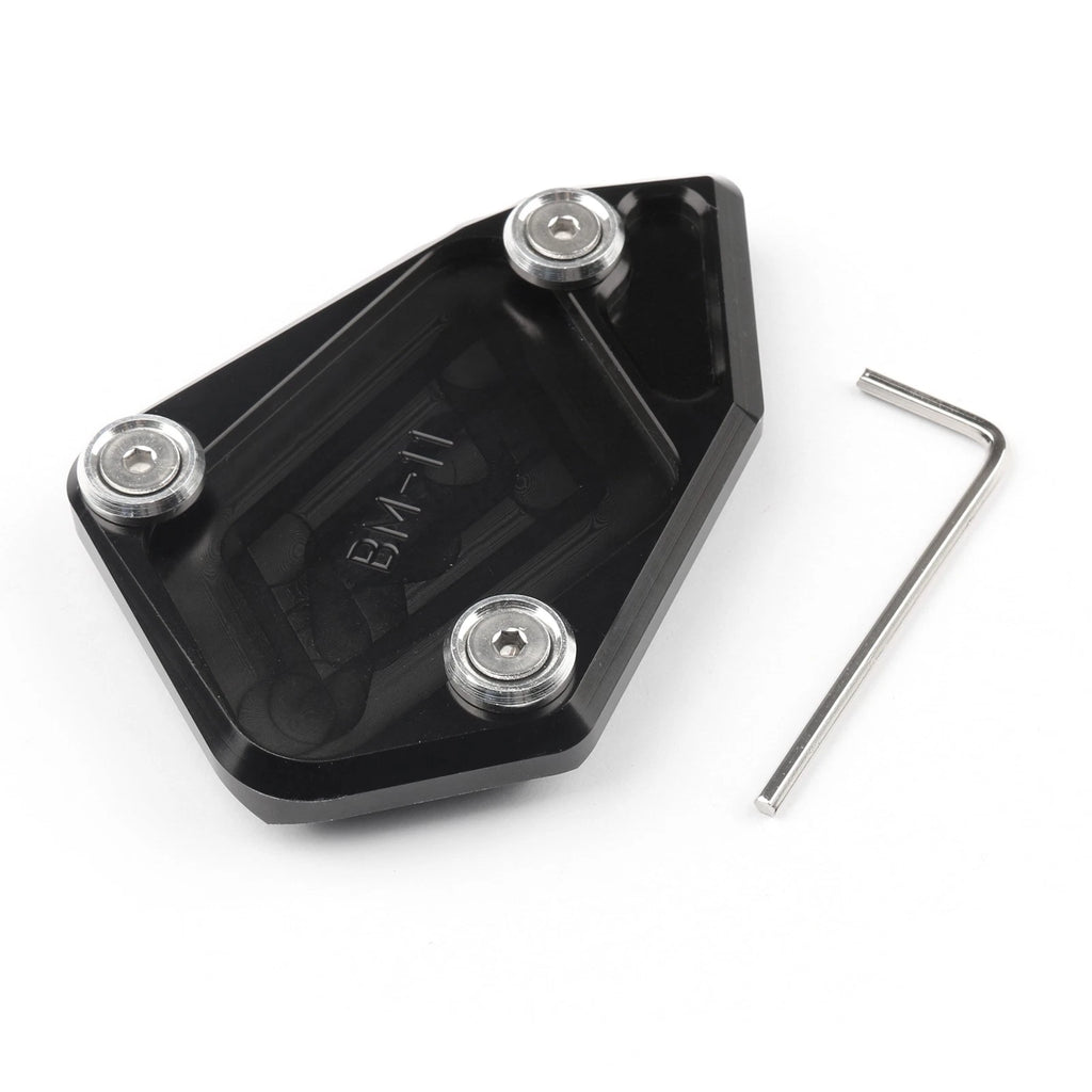 Side Kickstand Pad for BMW R1200GS (2008–2014) - Black