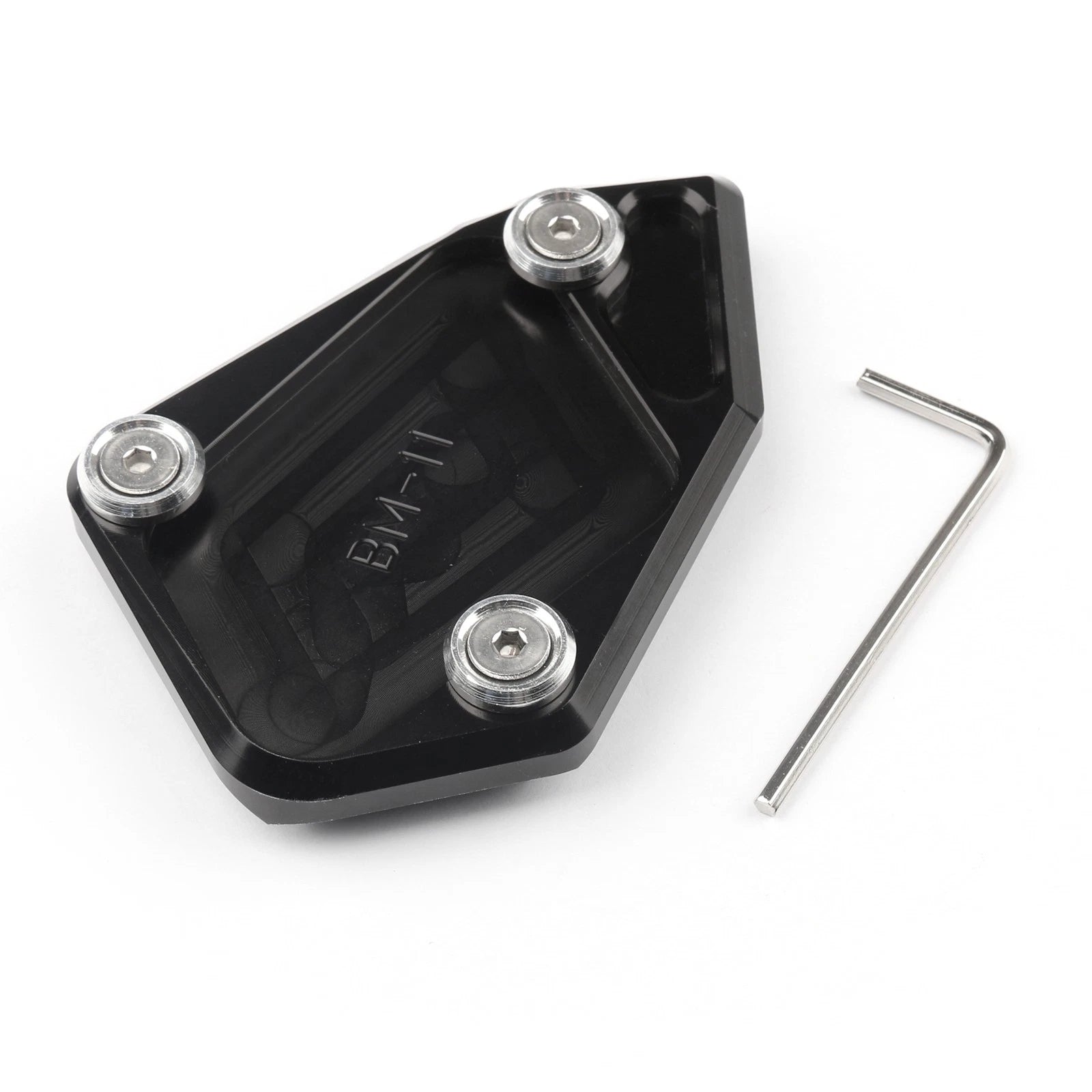 Side Kickstand Pad for BMW R1200GS (2008–2014) - Black