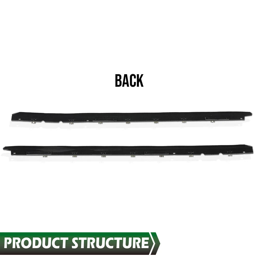 Window Sweep Weatherstrip Outer Seal Kit for Chevy Corvette C4 (1984–1996)