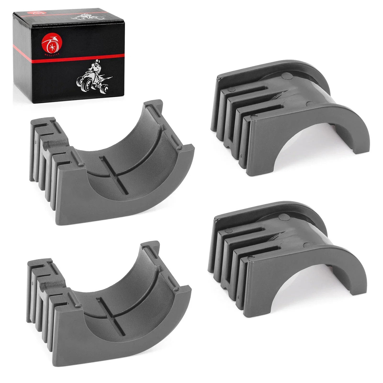 4x Rear Stabilizer Sway Bar Bushing for Polaris RZR XP 900 / XP 4 900 (2011–2013)