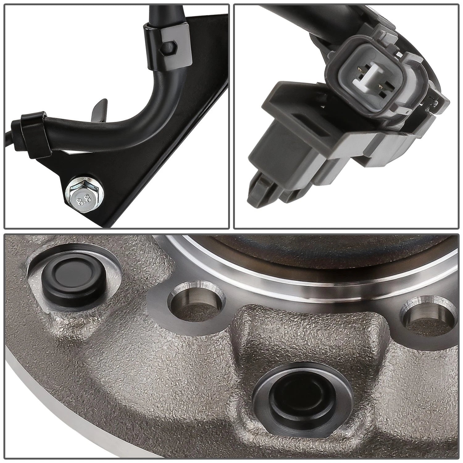 Front Wheel Bearing & Hub w/ABS Sensor for Colorado Canyon I-280 I-370 (2004–2012)