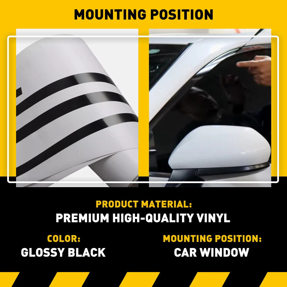 Chrome Delete Blackout Overlay Window Trim for Toyota Camry (2018–2023)