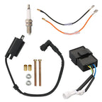 Ignition Coil and Spark Plug Kit for Kawasaki Bayou 300 (1988-2004)