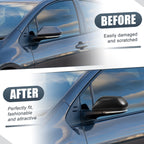 Pair Rearview Mirror Cover Overlay for Toyota Prius Prime (2017–2022) Carbon Fiber