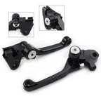 Pivot Brake Clutch Levers for Kawasaki KX250F KX450F (2004–2019) Black