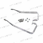 Chrome Saddlebag Twin Rail Guard Support Kit for Harley Touring (2009–2013)