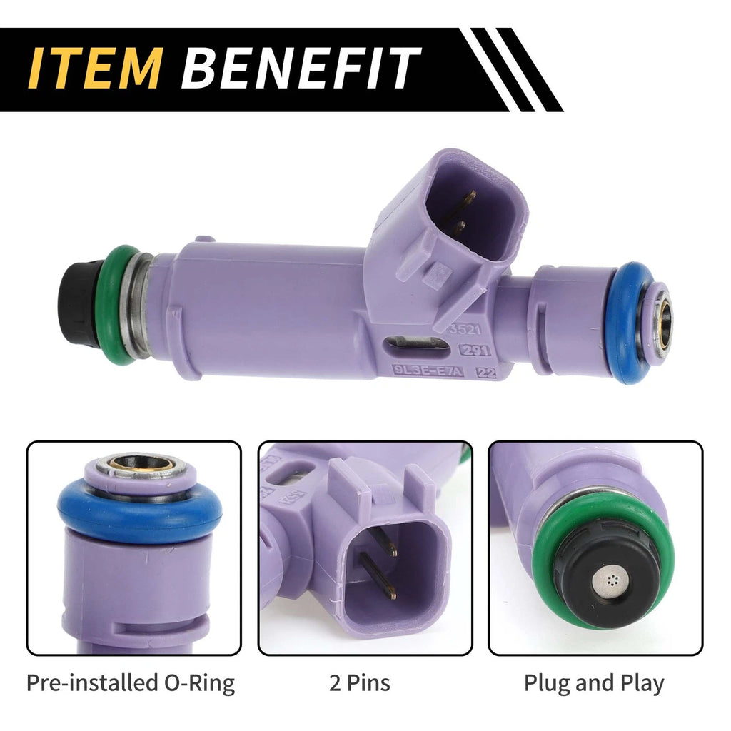 Fuel Injector for Ford F-150 (2009–2010) 6 Holes Purple