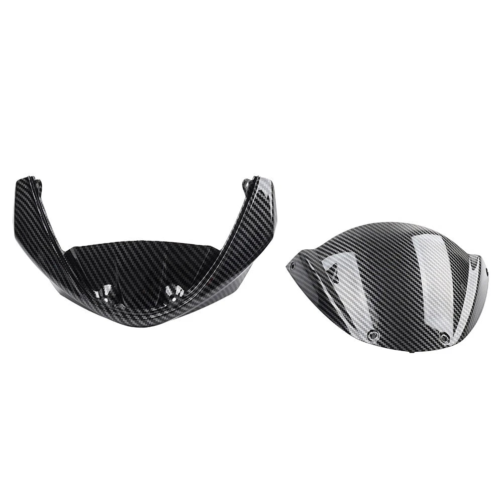 Upper Front Cowl Nose Fairing + Windshield for Ducati Monster 696 796 1100 (2008–2014)