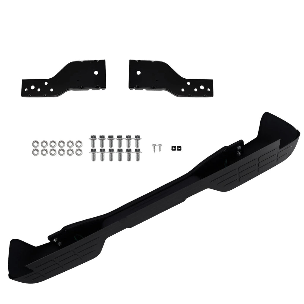 Rear Bumper for Chevy S10 GMC Sonoma Fleetside (1998–2004) Black Steel