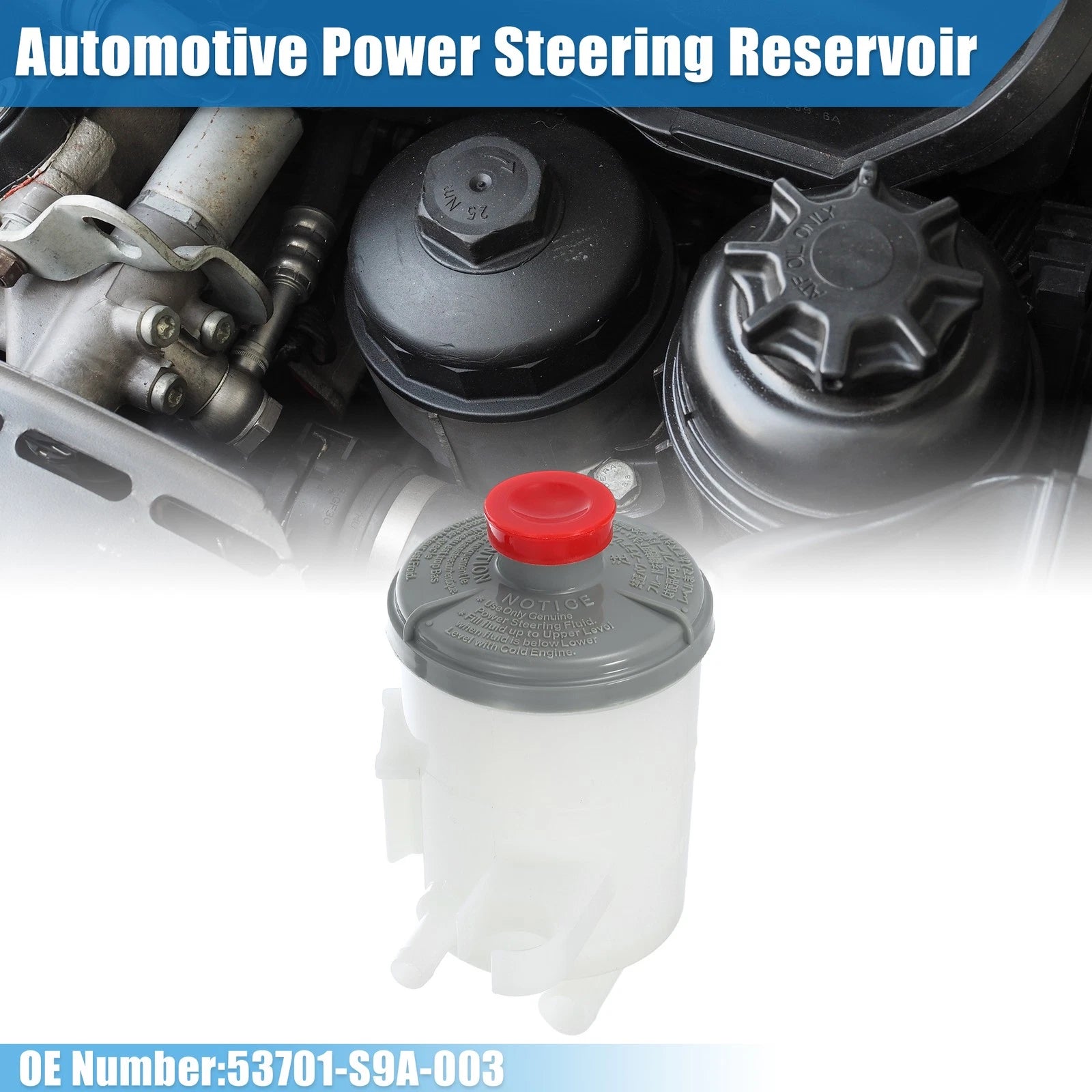 Power Steering Reservoir for Honda CR-V (2002–2006) No. 53701-S9A-003