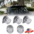 Set of 5 Roof Running Clearance Lights for Dodge W100 150 350 D100 150 250